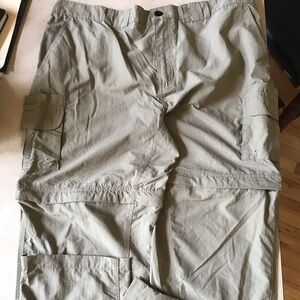 Men’s nylon zip off pants. Sierra Pacific XL